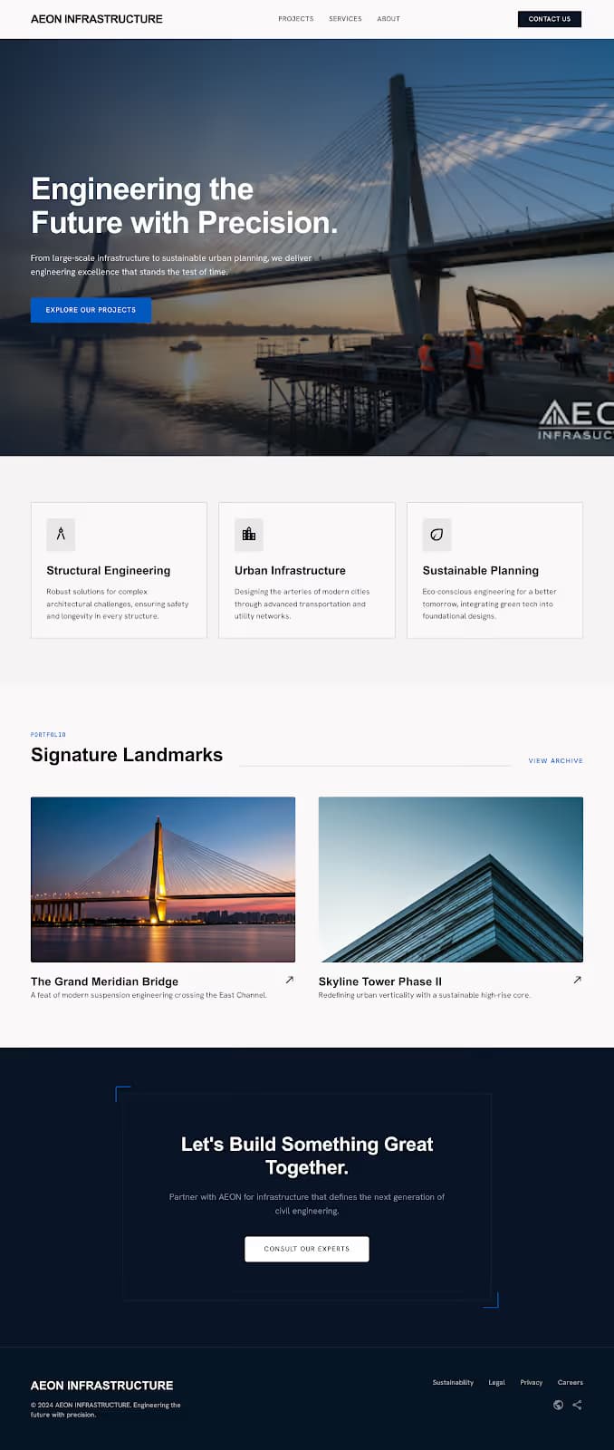 Blockzion website and AI services screenshot