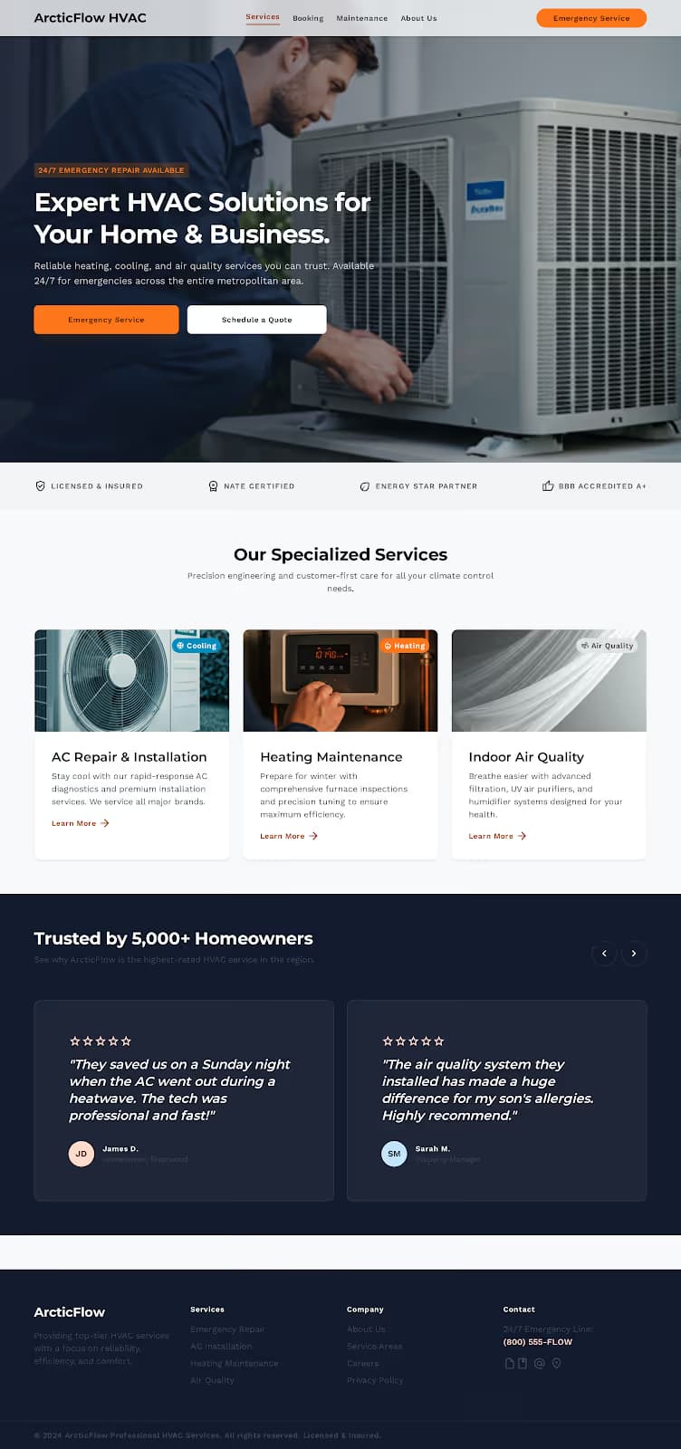 Blockzion website and AI services screenshot