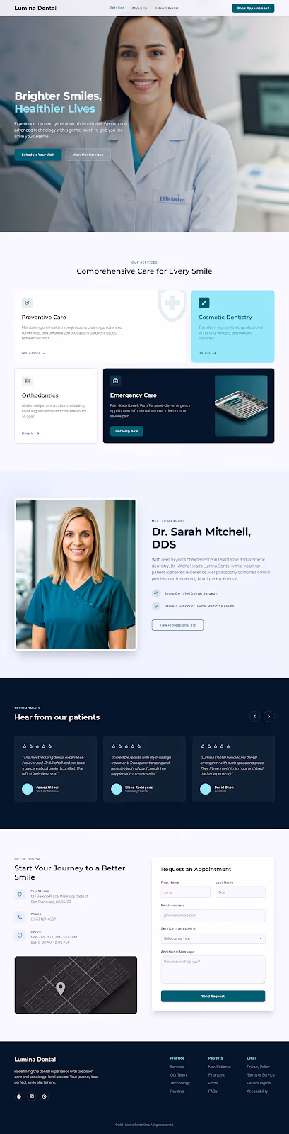 Blockzion website and AI services screenshot
