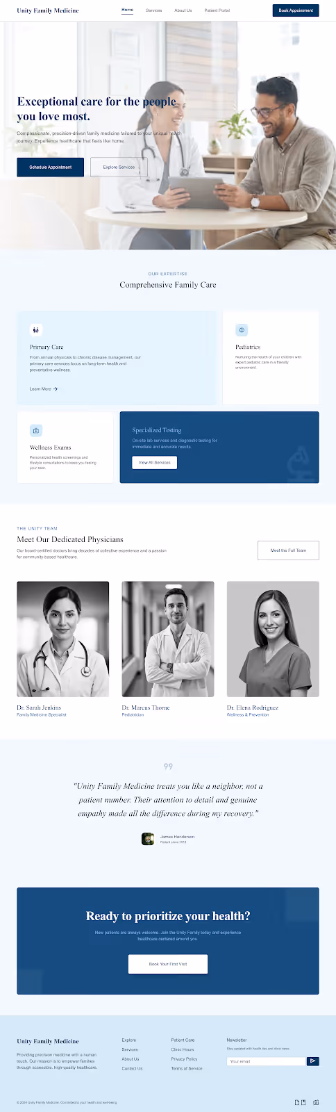 Blockzion website and AI services screenshot
